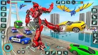 Ultimate Flying Car Robot Shooting Game 2024 | High-Octane Action & Epic Battles.🔥 #FlyingCarRobot