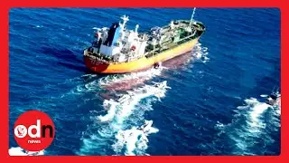 Dramatic Footage of Iran's Revolutionary Guards Seizing South Korean Oil Tanker