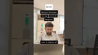 CRED is Hiring For the Software Engineer ||#shorts #ytshorts #youtubeshorts #utsavchavda