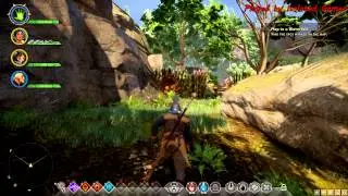 Dragon Age Inquisition: Hinterlands Map to a waterfall quest