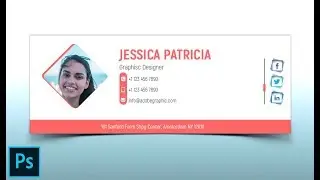 Good Email Signature Design - Photoshop CC Tutorial