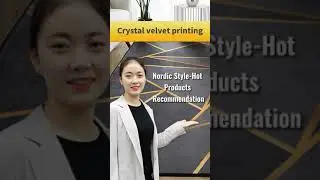 Hot selling crystal velvet Nordic printed carpet recommendation