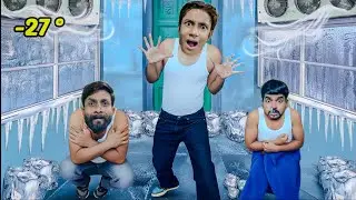 Cold Endurance Challenge ❄️ &ndash; कौन बिना T-Shirt के टिक पाएगा?