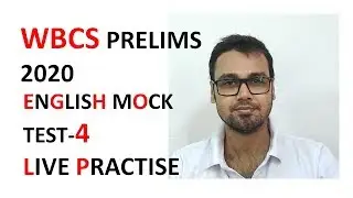 ENGLISH FOR WBCS PRELIMS 2021 || WBCS PREPARATION || MOCK TEST 4