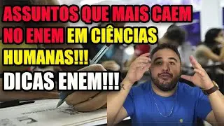 Assuntos que mais caem no ENEM