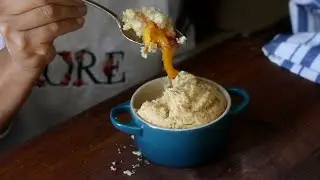 Peach Cobbler for ONE (Vegan!), Toxic Productivity, & Finding Motivation