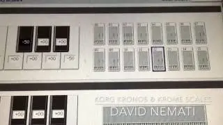 KORG KRONOS & KROME SCALES - Persian / Oriental ربع پرده سازى (كرون) كيبورد كرگ كرونوس و كروم