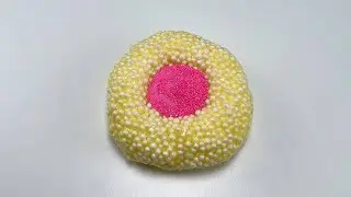 ASMR Slime | Crunchy slime | Floam slime | Blue slime | Yellow slime | Slime mixing video #37