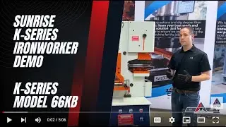 Sunrise IW-66KB Ironworker Demo