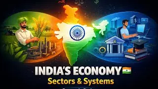 Chapter 2 :- INDIA&rsquo;S ECONOMY 🇮🇳 | Economic Systems & Sectors | Economic Basics