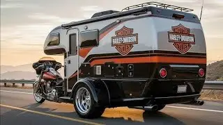 This 3-Wheel Motorcycle Camper RV Looks Like the Future of Luxury Travel 