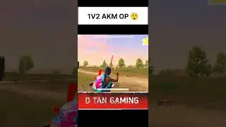1v2 AKM OP 😲#bgmi #pubg #video