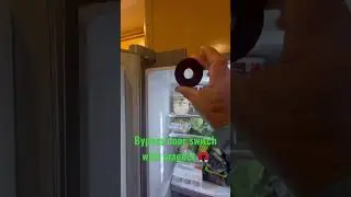 Refrigerator LG how to bypass door switch with magnet 🧲
