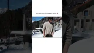Ahaan Panday posted new pictures of his trip to Manali❄️&hearts;️ #ahaanpanday #saiyaara #aneetpadda