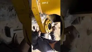 Caterpillar Leader Center Pin Repairing | Step by Step Full Process|Caterpillar Machine Repair