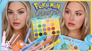 is it even good?? ⚡ POKEMON X COLOURPOP COLLAB (review, swatches, tutorial) ⚡