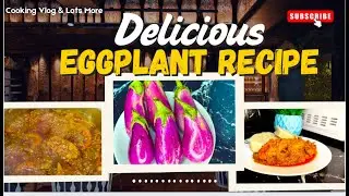 HOW TO MAKE EGGPLANT SAUCE WITH JUST NATURAL INGREDIENTS | NIGERIAN GARDEN EGG SAUCE & YAM RECIPE
