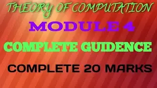 Module 4 toc one shot complete guidance to get 20 marks|vtu toc module 4|edu yodha|vtu 5th sem toc