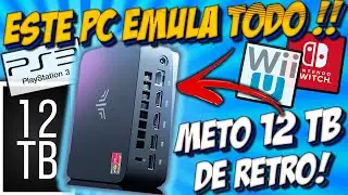 🟢Potencio el MiniPC Gamer Ryzen 5 PRO 5675U de Amazon con 12TB de puro RETRO HyperSpin PS3 PS4 WiiU