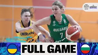 Ukraine v Bulgaria | Full Basketball Game | FIBA Women's EuroBasket 2027 Qualifiers