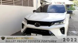 Armored Bulletproof Toyota Fortuner 2022 by Manila Protection Inc