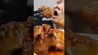 Spicy pork leg braised with Coke #mukbang #asmr #food #porkbelly