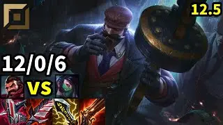 Graves Top vs Akali - KR Challenger | Patch 12.5