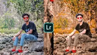 Lightroom mobile moody dark orange effect photo editing ||lightroom editing || preset download free
