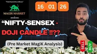 BEST Pre-Market Analysis | 16/01/2026 | Nifty Sensex | MagiK Market #trading #stockmarket