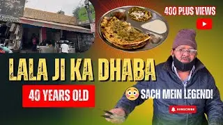 40 Saal Purana Lala Ji Ka Dhaba 😲 Aaj Bhi Log Line Mein!
