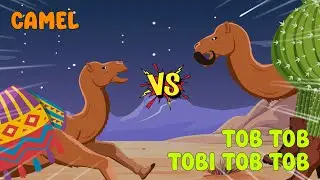Camel vs Tob Tob Tobi Tob Tob | Animals vs Brainrot Animals [S2] | Animal Animation