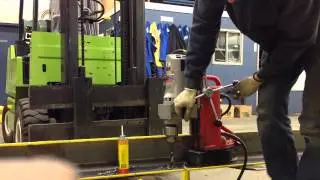 Mag Drill. Quick and Dirty. Using a Magnetic Drill.