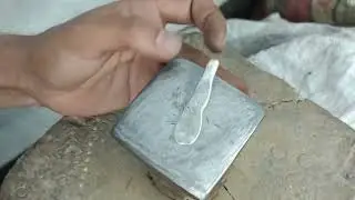 Plain Krishna Flute Silver Making. How To Make a Krishna Flute. AR Jewellery।