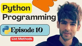 10 - List Methods  in Python | Python Full Course in 2026 | Python Tutorial for Beginners 🚀💥