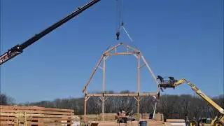 Legacy Post and Beam Kit Bent Raising