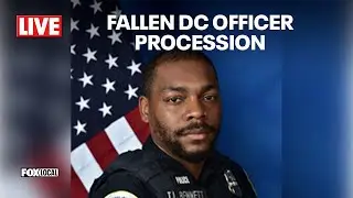 LIVE: Procession for DC Police officer