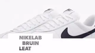 NIKELAB BRUIN LEATHER / S SNEAKERS