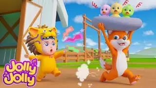 Five Little Ducks - Funny Ducks & Fox Version + More | Jolly Jolly - Learn and Play - Nursery Rhymes
