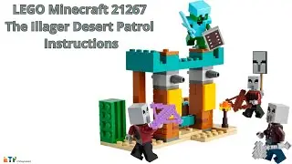 LEGO Minecraft 21267 The Illager Desert Patrol Instructions