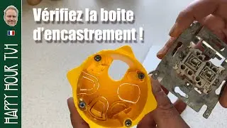 Réparer une prise qui tient mal 2/2: dans une cloison