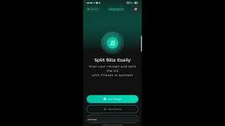 SlipSplit AI Tool to split diners slips - Dark mode 2
