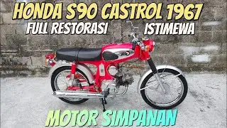 Honda S90 Castrol 1967 | Full Restorasi | Motor Simpanan | Surat Lengkap