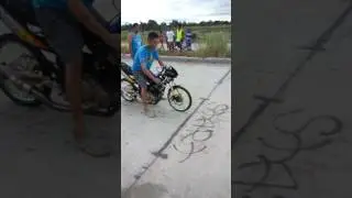 Drag bike test run raider 25g -baboon