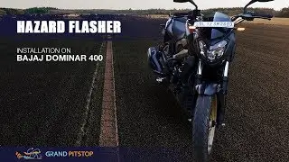 Grandpitstop Hazard Flasher Installation on Bajaj Dominar
