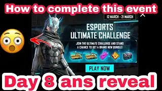 Esports ultimate challenge day 8 answer in tamil | esports ultimate challenge event in tamil
