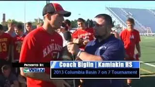 Coach Biglin - Kamiakin HS - 2013 7 on 7 Tournament