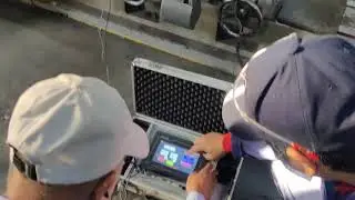 DM-3 Portable instrument for balancing rotor fan onsite in Saudi Arabia