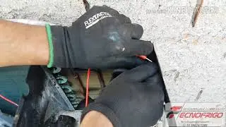 Como testar todos componentes elétricos de um condensador de split-compressor, bobina e ventilador