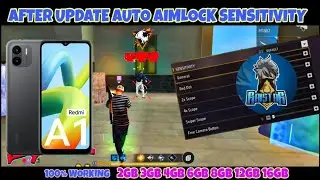 Redmi a1 free fire headshot sensitivity setting⚡ best sensitivity setting for redmi a1