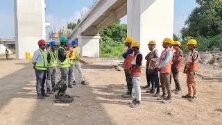 Safe use chop saw machine #safety precautions #industrial #Area #construction site 